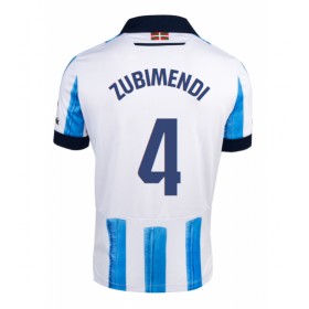 Real Sociedad Martin Zubimendi #4 Hemmakläder 2023-24 Kortärmad